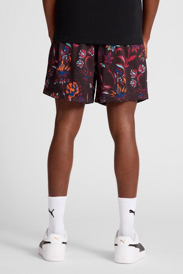Floral Sport Graphic 6" Shorts Men, PUMA Black, extralarge-GBR
